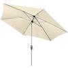 Doppler Active Auto Tilt 320 - Ombrellone a manovella, Ideale per terrazze e Giardini, Pieghevole, ca. 320 cm- Naturale