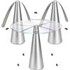 ZOYDP 3 Pezzi Scaccia Mosche da Tavolo, ZOYDP Ventilatore per Mosche da Tavolo, Fly Repellent Fan, Scaccia Mosche Elettrico, Vespe, Moscerini e Zanzare Dal Cibo