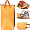 KINDLUME Telo Barbecue Impermeabile, Borsa Termica 4 Strati Isolamento, Design Antigoccia Upgrade, Apertura Larga, per Carne alla Griglia Affumicata, Barbecue Esterno Picnic Campeggio
