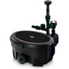 Blagdon Soluzione Inpond 5 in 1 6000 Easy Care per laghetto, pompa e filtro da 26,5 W con chiarificatore UV per il controllo delle alghe e l'acqua pulita, luce a LED, 3 teste di fontana, per laghetti fino a 6.000 l, nero