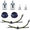 Haishine Kit linea carburante per ECHO SRM, Kit linea carburante 2 pezzi con filtro, Kit filtro carburante universale per tagliaerba, decespugliatore, tagliasiepi motosega#13211546730