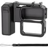 Piceioep Gabbia per fotocamera leggera con accessorio per impugnatura comoda Supporto per scarpa fredda per Vlog e telaio protettivo per fotocamera da viaggio Maniglia a sgancio rapido