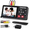 DigitPro Convertitore da VHS a digitale, Registratore Video VHS Digital Recorder con Remote, Converte le Registrazioni da VHS, VCR, DVR, DVD, Hi8, Mini DV, Videocamera in Digitale