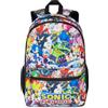 Get Trend SONIC THE HEDGEHOG Zaino Bambini, 46 x 32 x 16 cm, Grande Zainetto con Multi-Scomparto e Spallacci Regolabili per Scuola, Viaggio, Sport, Idee Regalo (Multi Sonic)