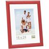 Deknudt Frames Promo Ideal Cornici In Legno, Molte Dimensioni e Colori, Cornice Foto - Rosso, 40x60