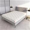 Italian Bed Linen Coprimaterasso con Fibra di CRABYON Matrimoniale 170 x 200 cm - Made in Italy - Proteggi Materasso con Elastico Perimetrale - Lavabile