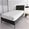 Italian Bed Linen Coprimaterasso con Fibra di TENCEL Singolo 90 x 200 cm - Made in Italy - Proteggi Materasso con Elastico Perimetrale - Traspirante - Lavabile