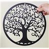 RESACO Albero della vita da parete in metallo, albero della vita, decorazione da parete con albero genealogico, 28 cm, da appendere alla parete per bagno, cucina, soggiorno, camera da letto, interni