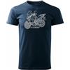 TOPSLANG Maglietta da moto con NT 1100 NT1100 Adventure v2, Blu scuro, S