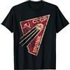 iNexTone CCCP, maglietta originale con Sputnik, Russia, programma spaziale, regalo URSS, Nero , 3XL