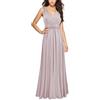 Generico Abito Avvolgente Abiti Lunghi Multiuso Convertibili Abiti per Damigelle Abiti per invitati a Matrimoni per Donne S XL Vestiti Elegante Firmati Abiti Cocktail Donna