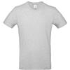 B&C Collection # E190 T-Shirt da Uomo in Cotone Tinta Unita vestibilità Dritta - Cenere (L)