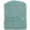 Nada Home Accappatoio in spugna di cotone Marta Marzotto uomo donna con Cappuccio 2665