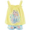 SUN CITY Completo per bambini Frozen Disney canotta e pantaloncini in 100% cotone