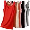MaNMaNing Canotta Spalle Larghe Donna Taglie Forti Cotone Modale Estensibile Alto Ritorno Elastico Intimo Strato Estate Abbigliamento Casual Comodo Donna
