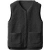CheChury Gilet in Pile Donna Giacca Teddy Vestiti Panciotto Elegante Invernale Sportivo Gilet Termico con Cerniera Senza Maniche Gilet Giubbotto Giacca Teddy Scollo a V Autunno Gilet in Pile Tasche