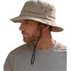 Hat Hut Cappello da pioggia impermeabile da uomo, UPF50+, a tesa larga, ripiegabile, per tutte le stagioni all'aperto, escursionismo, pesca