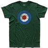 3stylershop T-Shirt Uomo Target MODS Scooter Vintage Italian Style Motorcycle Moto papà Regalo Compleanno - 100% Cotone 185 gr/mq (XL, Verde)