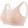 TOSOFT Reggiseni A Canotta con Tasca per Donne con Mastectomia Protesi in Silicone, Bralette Leggera E Morbida con Estensore per Reggiseno (Color : Beige, Size : 85/38B)