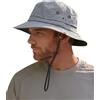 Hat Hut Cappello da pioggia impermeabile da uomo, UPF50+, a tesa larga, ripiegabile, per tutte le stagioni all'aperto, escursionismo, pesca