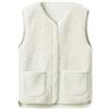 CheChury Gilet in Pile Donna Giacca Teddy Vestiti Panciotto Elegante Invernale Sportivo Gilet Termico con Cerniera Senza Maniche Gilet Giubbotto Giacca Teddy Scollo a V Autunno Gilet in Pile Tasche
