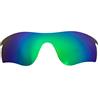 Wetnenss Lenti di ricambio per modelli Oakley della serie Radarlock Path - Occhiali da sole polarizzati, spessore 1,5 mm, prevenzione della salsedine, resistenti all'olio, verde, 132*45mm
