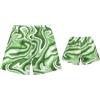 Owegvia Costumi da bagno abbinati per la famiglia Daddy and Me Pantaloni da bagno padre e figlio Costume da bagno Costumi da bagno Beachwear, Water Ripple Dad, L