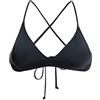 Roxy Beach Classics-Athletic Triangle Bikini Top for Young Women, Antracite, L Donna