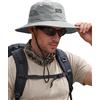 Hat Hut Cappello da pescatore, UPF 50+, cappello da sole con tesa larga, per uomo e donna, protezione dai raggi UV, traspirante, escursionismo, pesca all'aperto