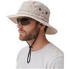 Hat Hut Cappello da pioggia impermeabile da uomo, UPF50+, a tesa larga, ripiegabile, per tutte le stagioni all'aperto, escursionismo, pesca, Beige, taglia unica