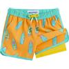 maamgic Costume da Bagno Bambino 2 in 1 Asciugatura Rapida con Slip Interno | morbido anti-sfregamento, stretch 4 vie, traspirante, 3 tasche drenanti, coulisse regolabile, fantasie vivaci e accattivanti