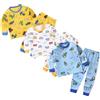 XM-Amigo Bambino Ragazzi 3 Set da 6 Pezzi Strati Termici per Bambini Top e Pantaloni Biancheria Intima Termica per Bambini e Ragazzi Biancheria Intima Lunga e Lunga Pigiama Intimo Termico