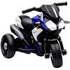 HOMCOM Moto Elettrica Bambini 3-5 Anni Batteria 6V e Velocità 3km/h Blu