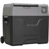HOMCOM Frigo Piccolo per Auto da 50L in Alluminio e Plastica Grigio