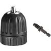 Atxyaa Mandrino autoserrante 0,8-10 mm 3/8-24UNF, attacco esagonale/SDS-Plus/adattatore a presa rapida quadrato, for punte da trapano, cacciaviti, maschi e bussole(Chuck and Hex Shank)