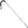 Flame King YSNPQ810CGA - Torcia a propano con accendino integrato, colore: argento