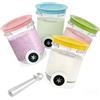 Tefola Contenitori per Ninja Creami Swirl Pinte e coperchi, contenitore per ghiaccio compatibile NC700 701 NC701Q CN701CO Ninja Creami Swirl Pinte, BPA Free e lavabile (4 pezzi +A con cucchiaio)