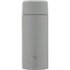 Zojirushi SM-ZB36-HM Borraccia senza cuciture, 360 ml, tazza in acciaio inox a vite, grigio medio, lavello e rondella integrati, facile da pulire, solo 2 pezzi