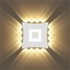 KAWELL 22W Moderno Applique da Parete LED Lampada da Muro Interno Esterno