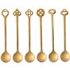 BRANDANI - 53599 - Cucchiaino Sottobosco Gold Set 6 Pezzi Inox