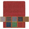 ANRO - Zerbino Poet, lavabile, impermeabile e robusto per ingresso, porta di casa, corridoio, cucina, camera da letto, 40 x 120 cm, colore: rosso