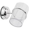 Marchfunny Porta spazzolino da denti a ventosa per accessori da bagno con tazza di plastica trasparente per igiene