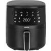 Jocca Friggitrice ad aria digitale 4L 1400 W, Air Fryer, cucina sana senza olio, display a LED touch, 9 programmi automatici, funzione di scongelamento, spegnimento automatico