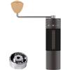 KINGrinder K7 macinacaffè manuale manico dritto macina conica inox