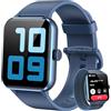 Blackview Smartwatch Uomo Donna, Effettua e Rispondi alle Chiamate,1,85'' Orologio Intelligente Fitness,Cardiofrequenzimetro, Monitoraggio del Sonno, Calcolatori per Android iOS