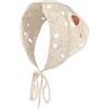 Wambere 1 bandana all'uncinetto, fascia per capelli, vintage, motivo floreale, stile rurale, per donne e ragazze, colore rosso B