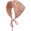 Wambere 1 bandana all'uncinetto, fascia per capelli, vintage, motivo floreale, stile rurale, sciarpa per capelli triangolare, per donne e ragazze, polvere di loto C