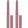 L'Oreal Paris Paradise Blurfiller Matita Labbra Volumizzante Sfumabile - Colore 635 Worth It Medium - Applicatore Scorrevole Formula Cremosa Modulabile - 2 Matite