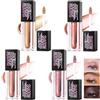 Fezf 4 Pezzi Ombretto Liquido,Glitter Occhi,Brillantini Occhi,Senza Alcool,Ingredienti Sicuri,Cosmetici Adatti Alle Donne