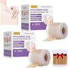 Generico 2 pezzi Cerotto Riparatore Nano All'Acido Ialuronico,Nastro Cicatrice In Silicone Riutilizzabile,Fogli In Silicone Per Cicatrici,Morbido E Confortevole Per Tutti I Tipi Di Pelle